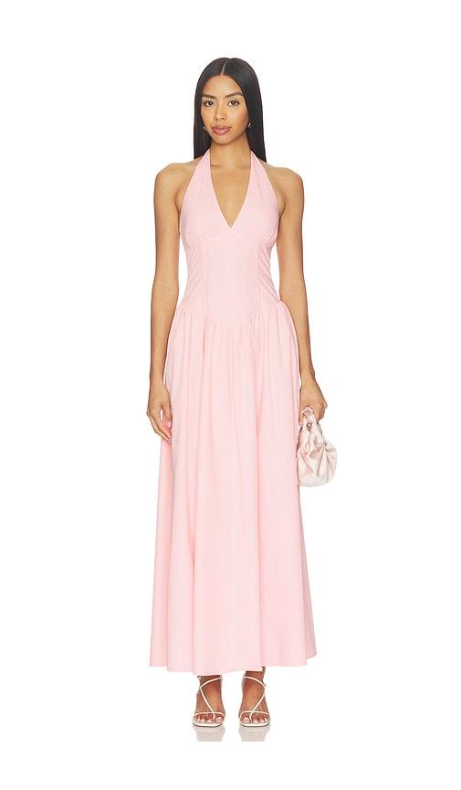 more to come bexley maxi dress in pink.