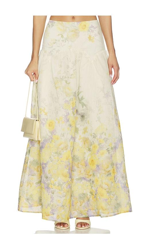 more to come carson skirt in lemon.