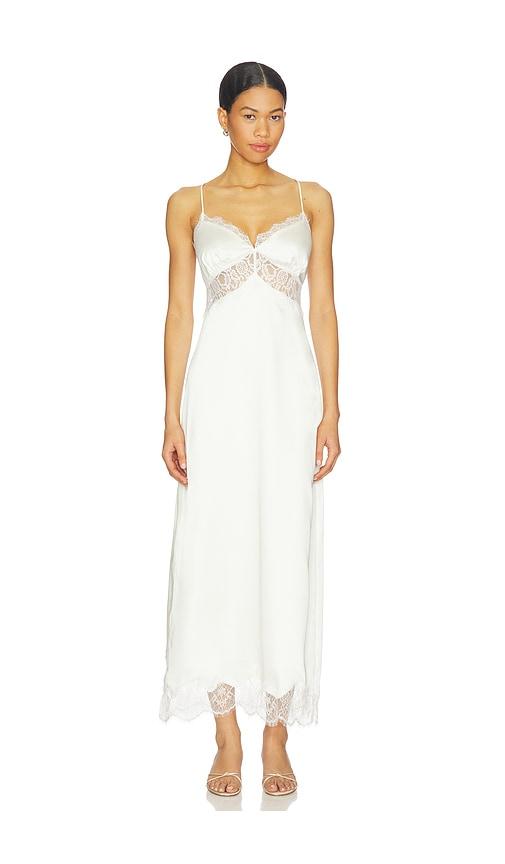 more to come draya maxi dress in ivory.