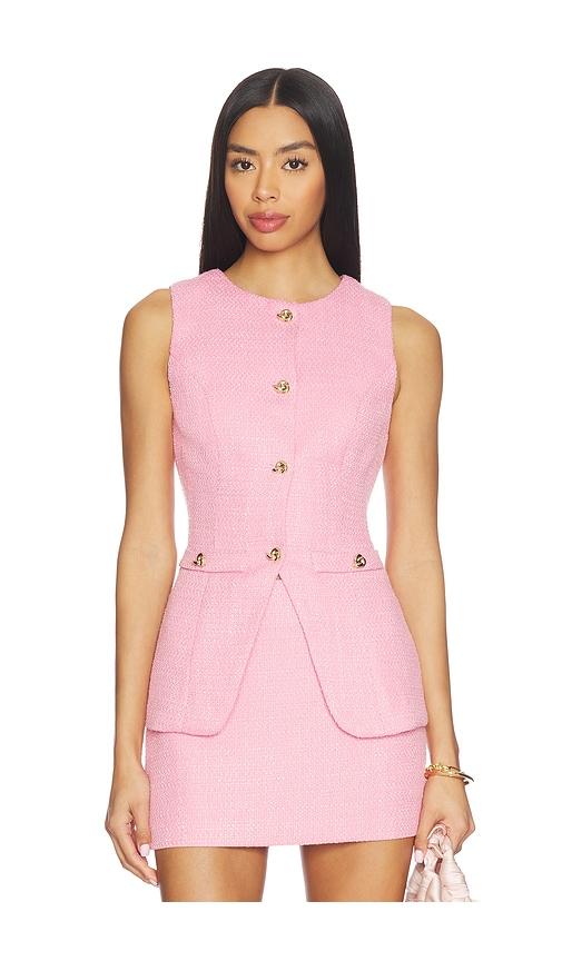 more to come francesca vest in pink.