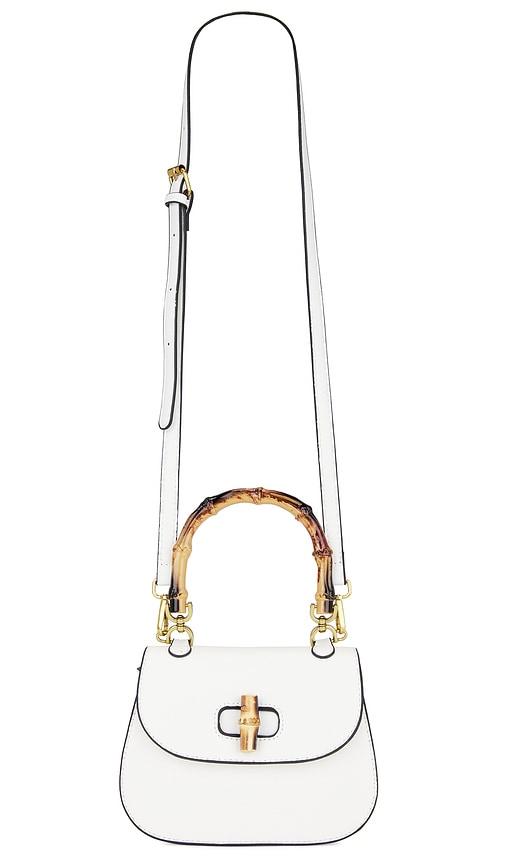 more to come hayes bag in cream.