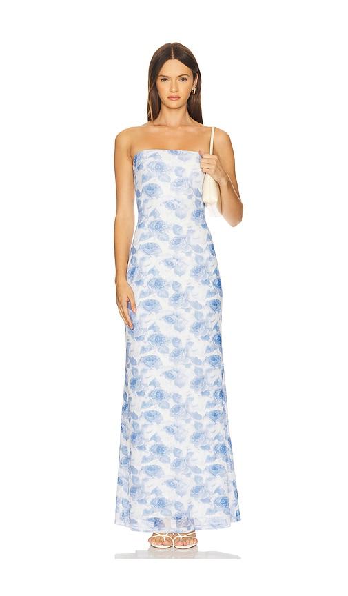 more to come laci maxi dress in baby blue.