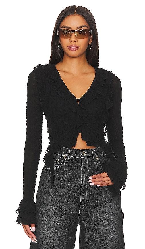 more to come lennox top in black.