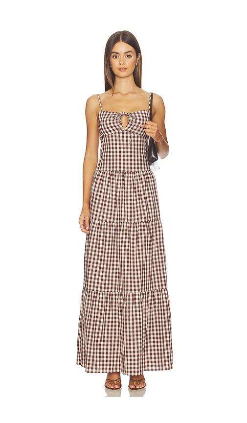 more to come lili maxi dress in brown.