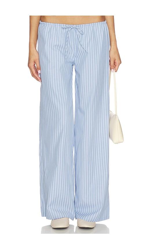 more to come lyrica drawstring pant in baby blue.