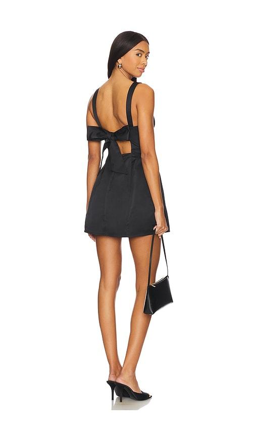 more to come malia mini dress in black.