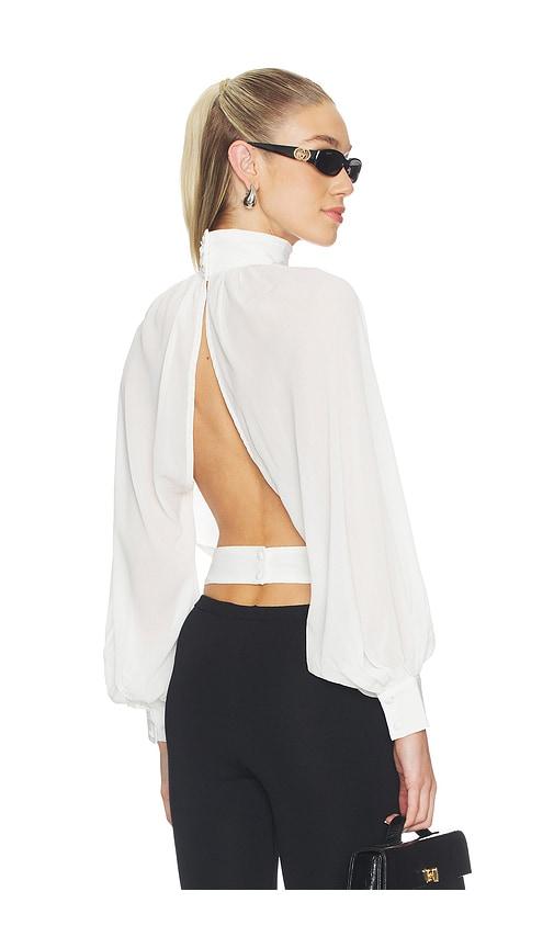more to come merilee open back top in ivory.