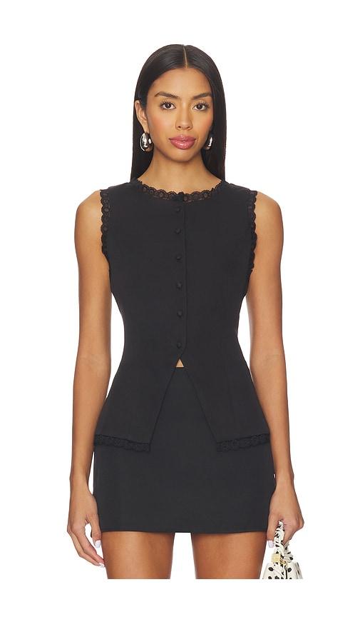 more to come monica top in black.