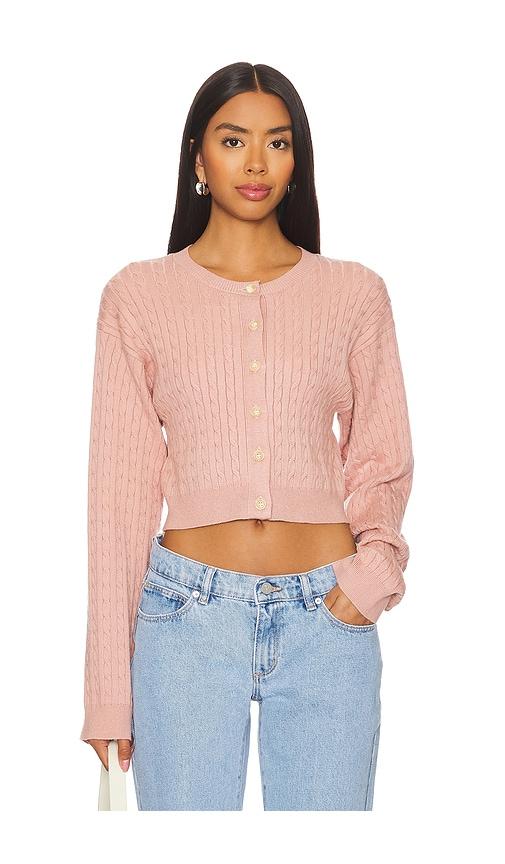 more to come padme cardigan in pink.