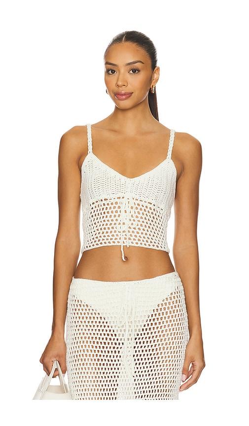 more to come vita top in white.