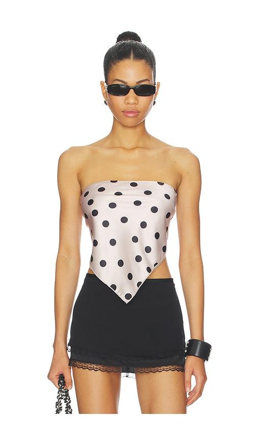 more to come wesson scarf top in cream.