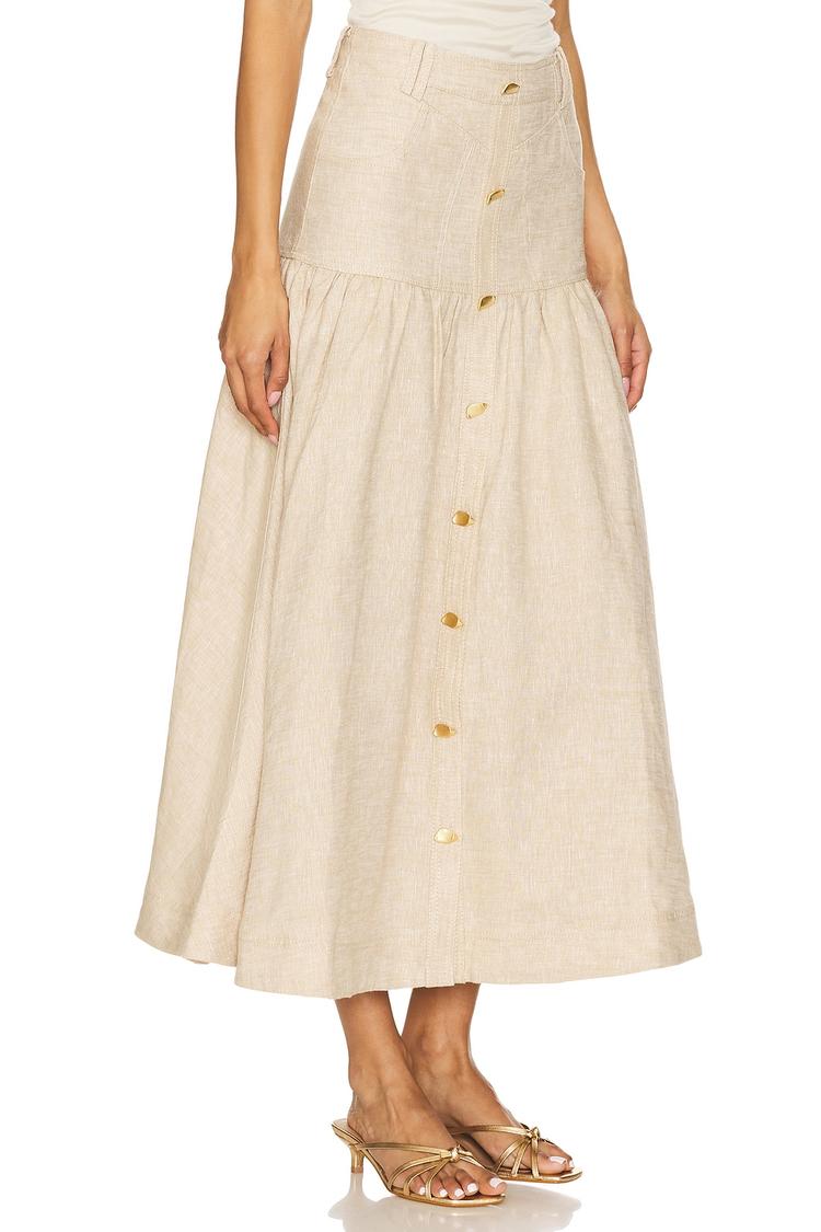 morgan midi skirt