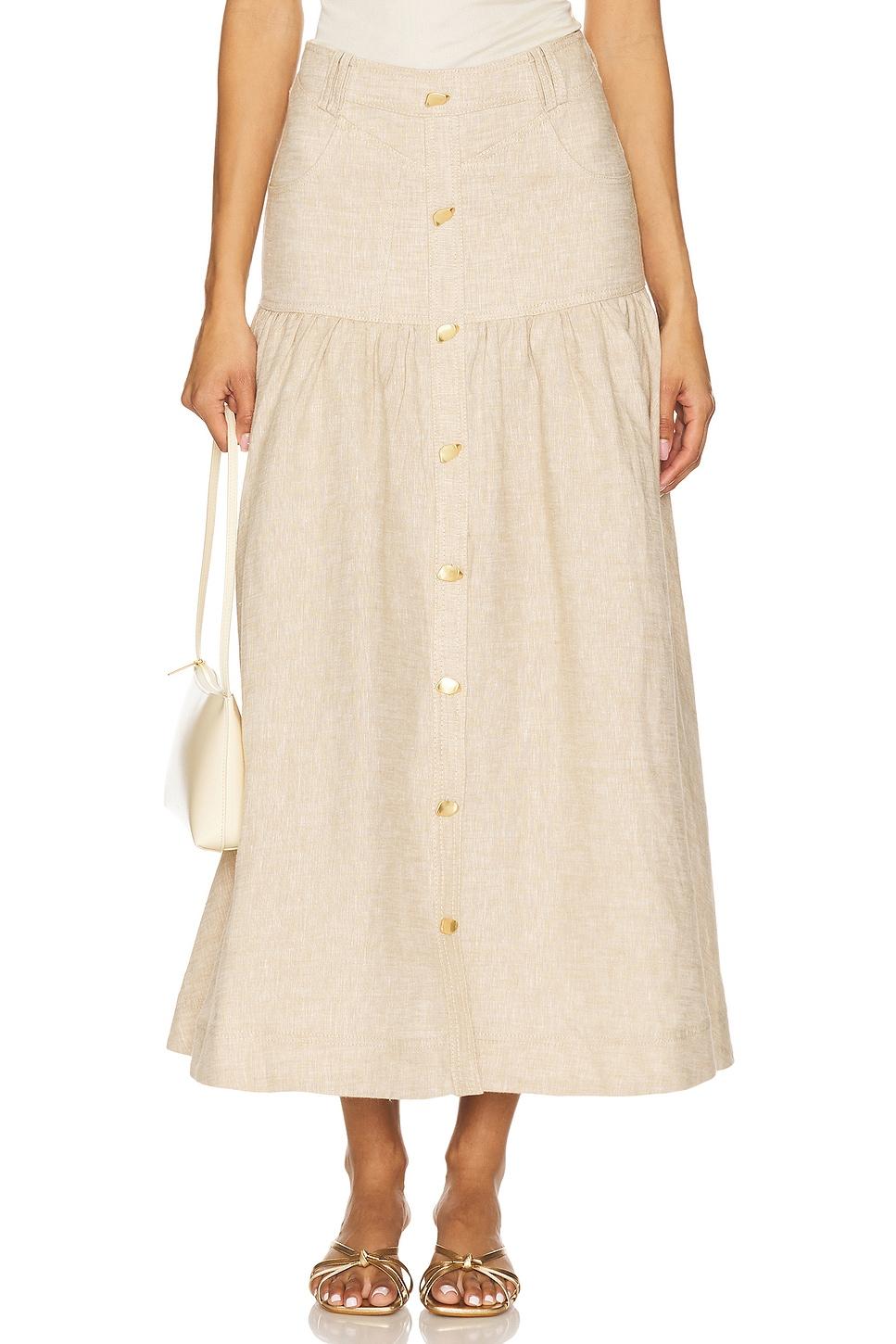 morgan midi skirt