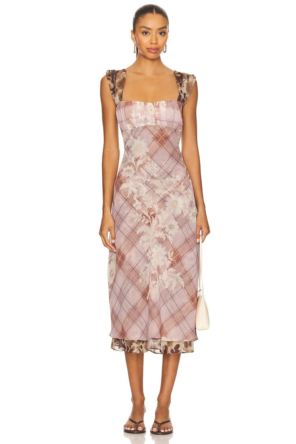 morning dew midi dress