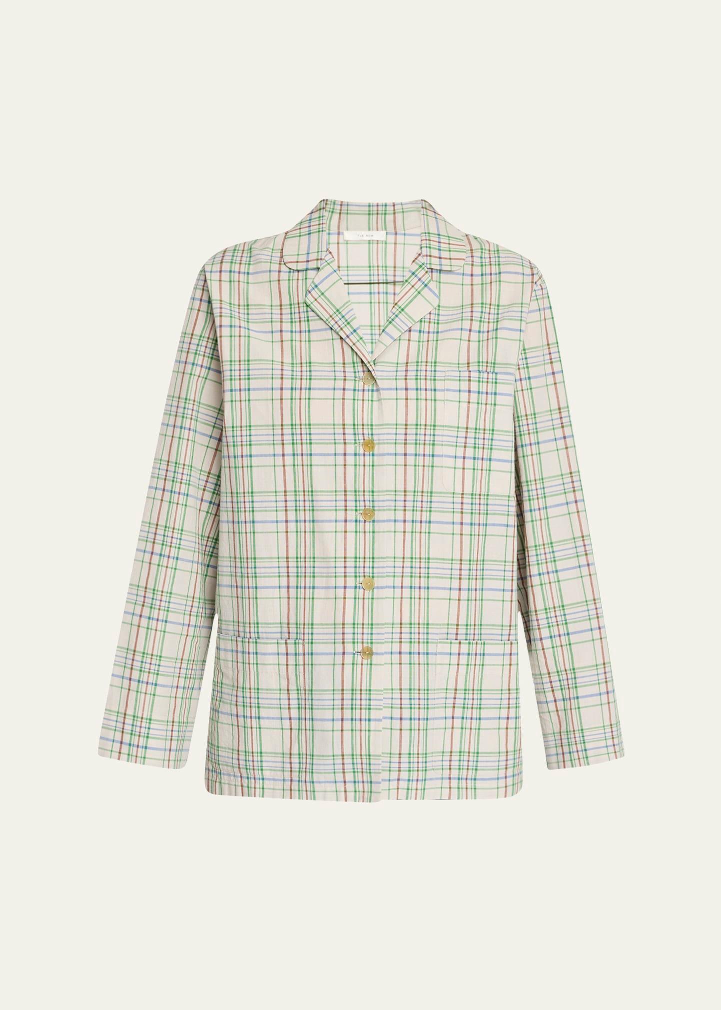 morpheus plaid cotton shirt