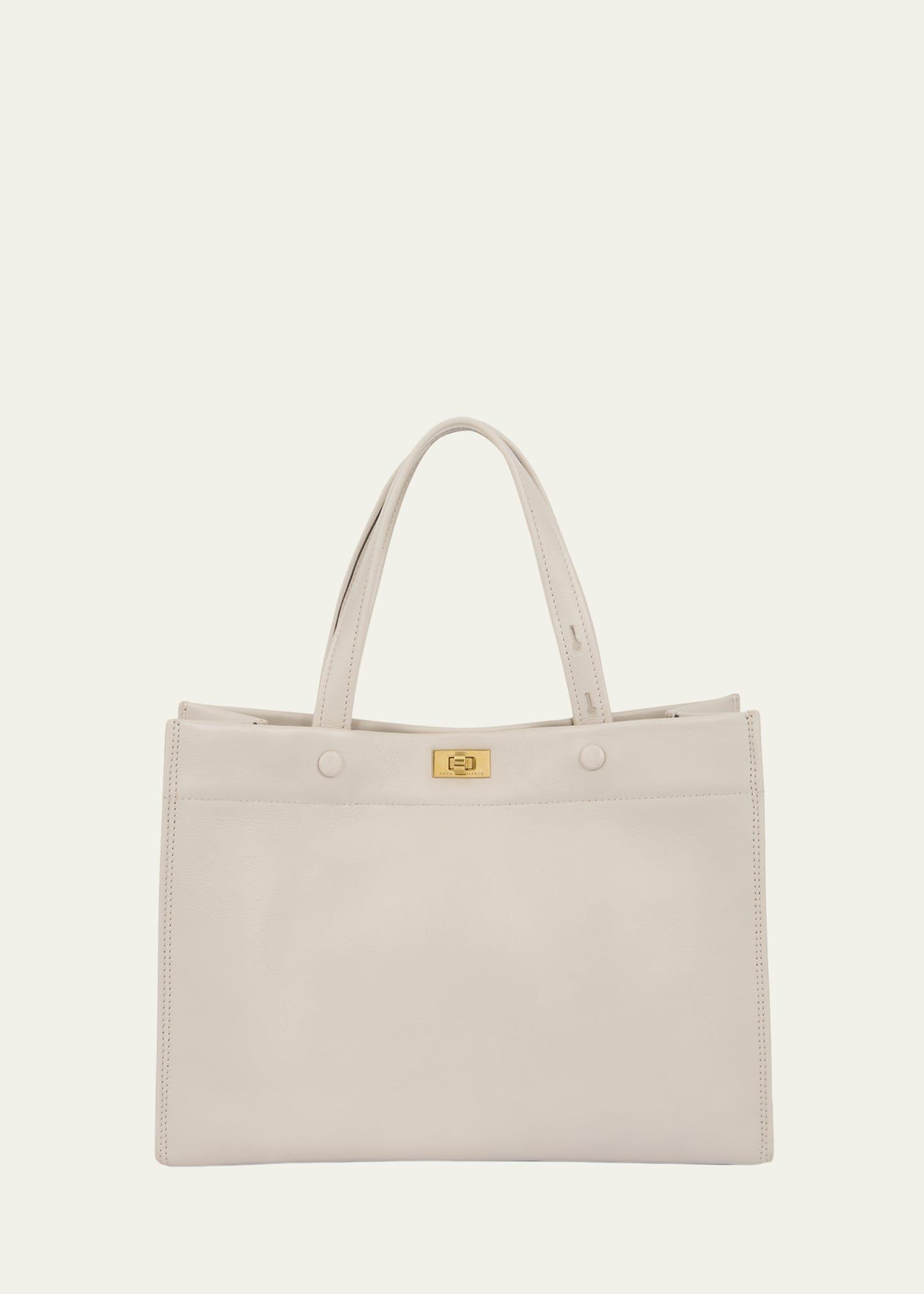 mortimer small calfskin tote bag