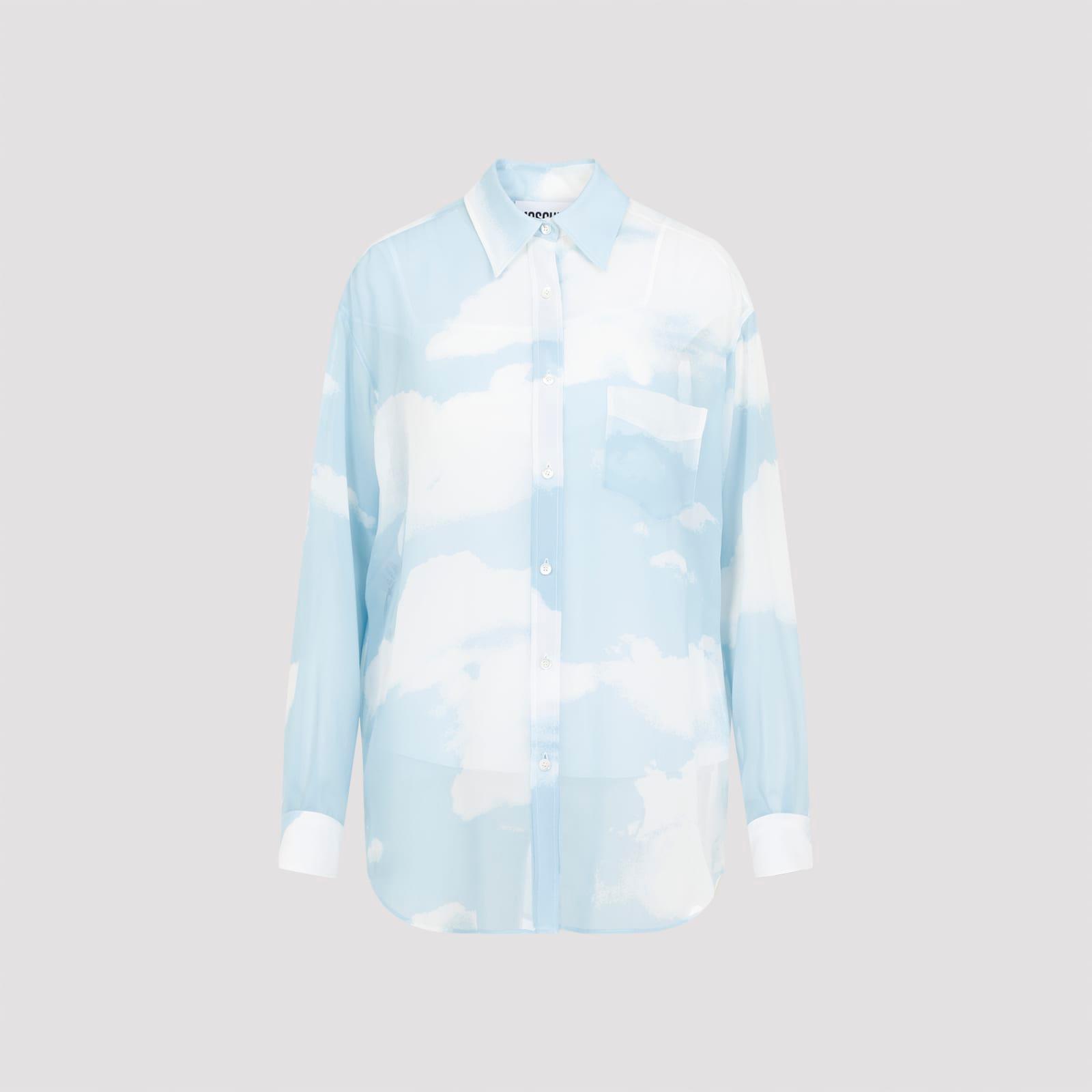 moschino all over print shirt
