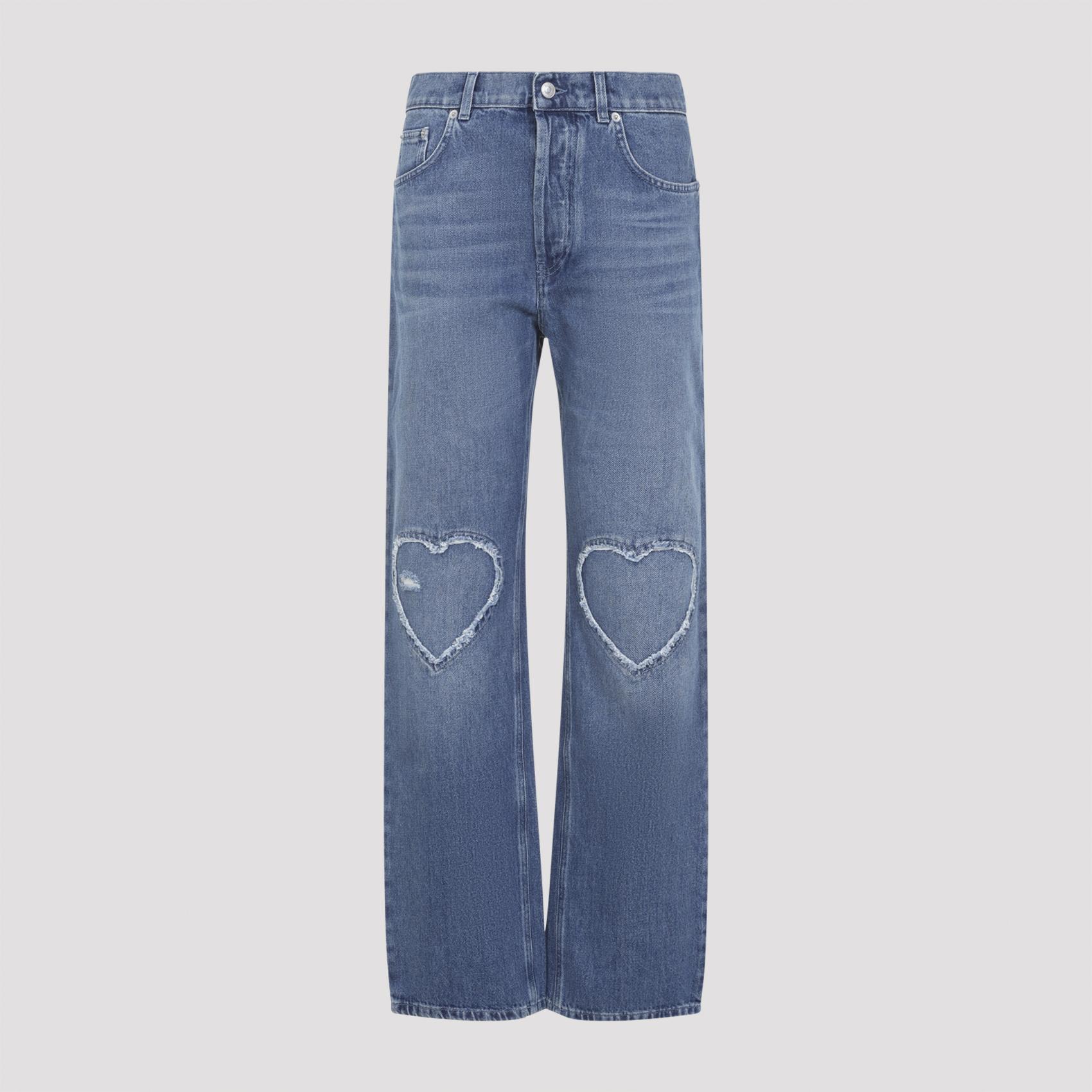moschino cotton jeans blue - women