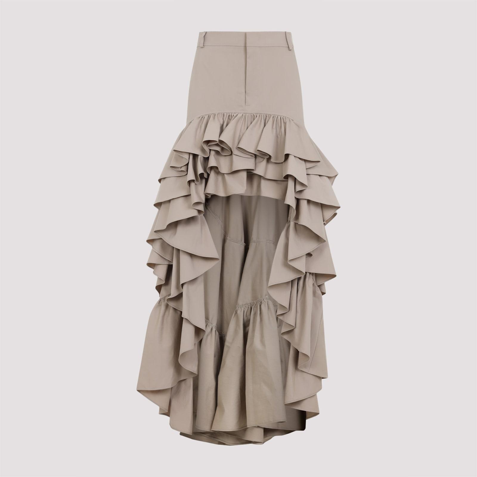 moschino cotton long skirt