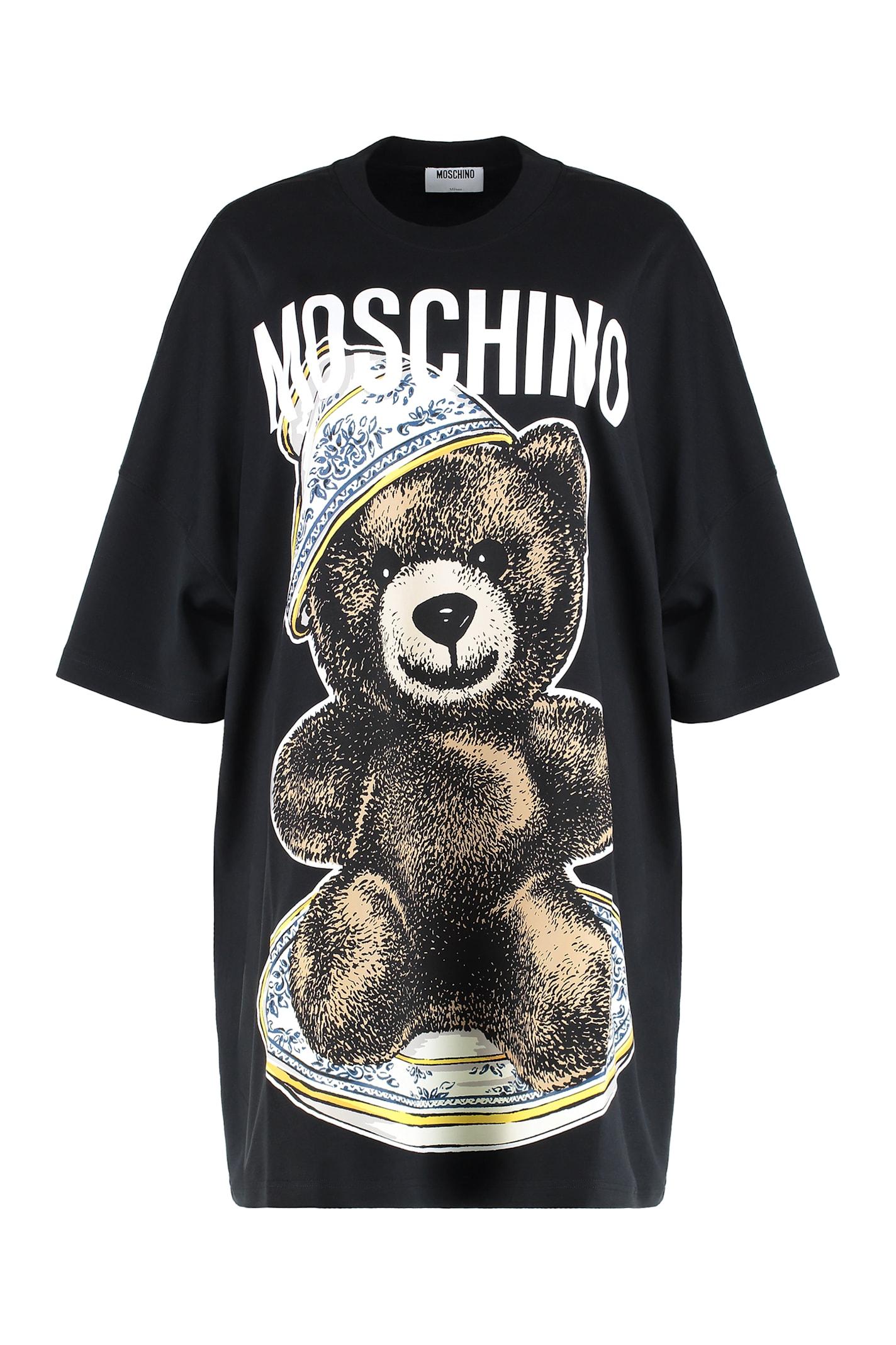 moschino cotton mini-dress