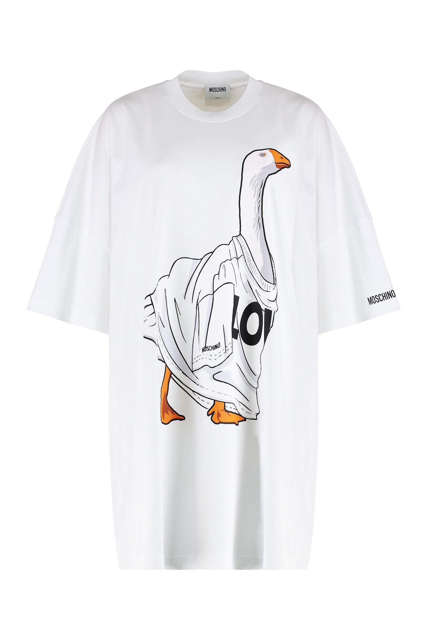 moschino cotton mini-dress