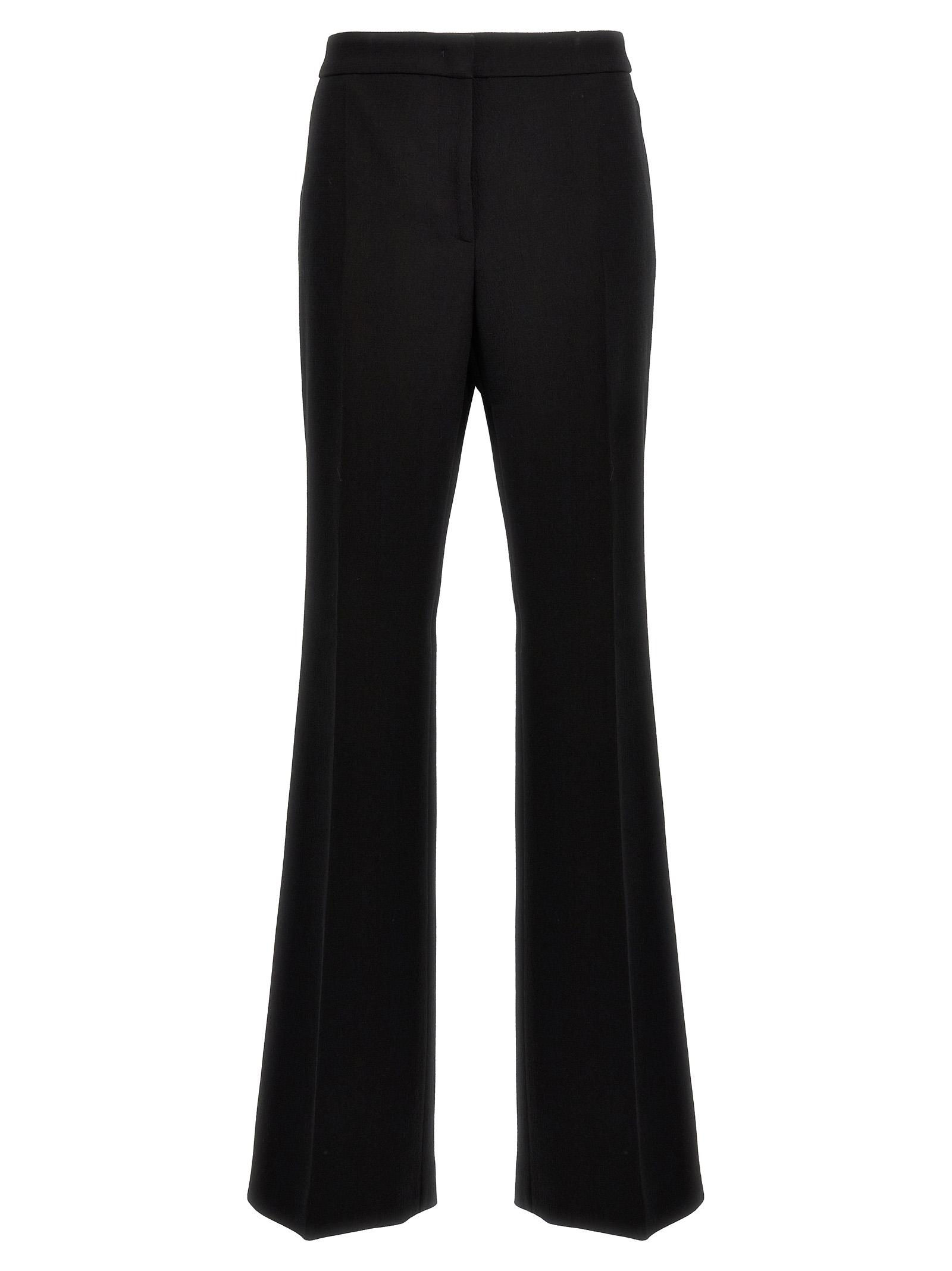 moschino crepe pants black vi wo ea - women