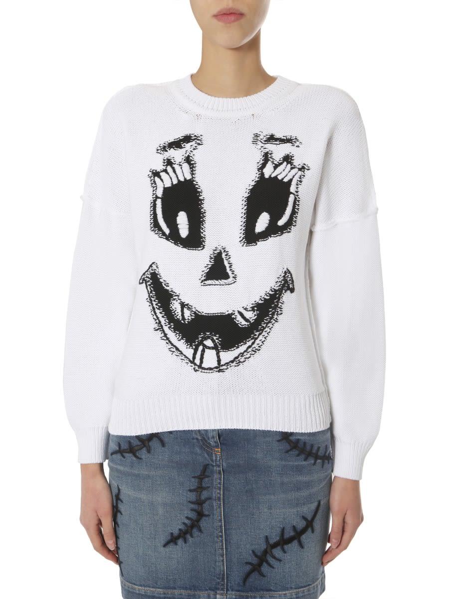 moschino crew neck sweater