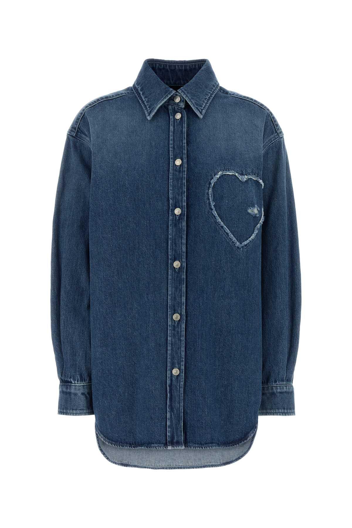 moschino denim shirt