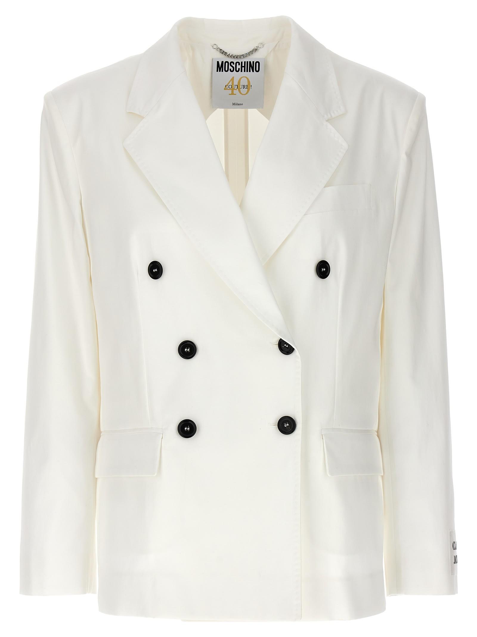 moschino double-breasted blazer