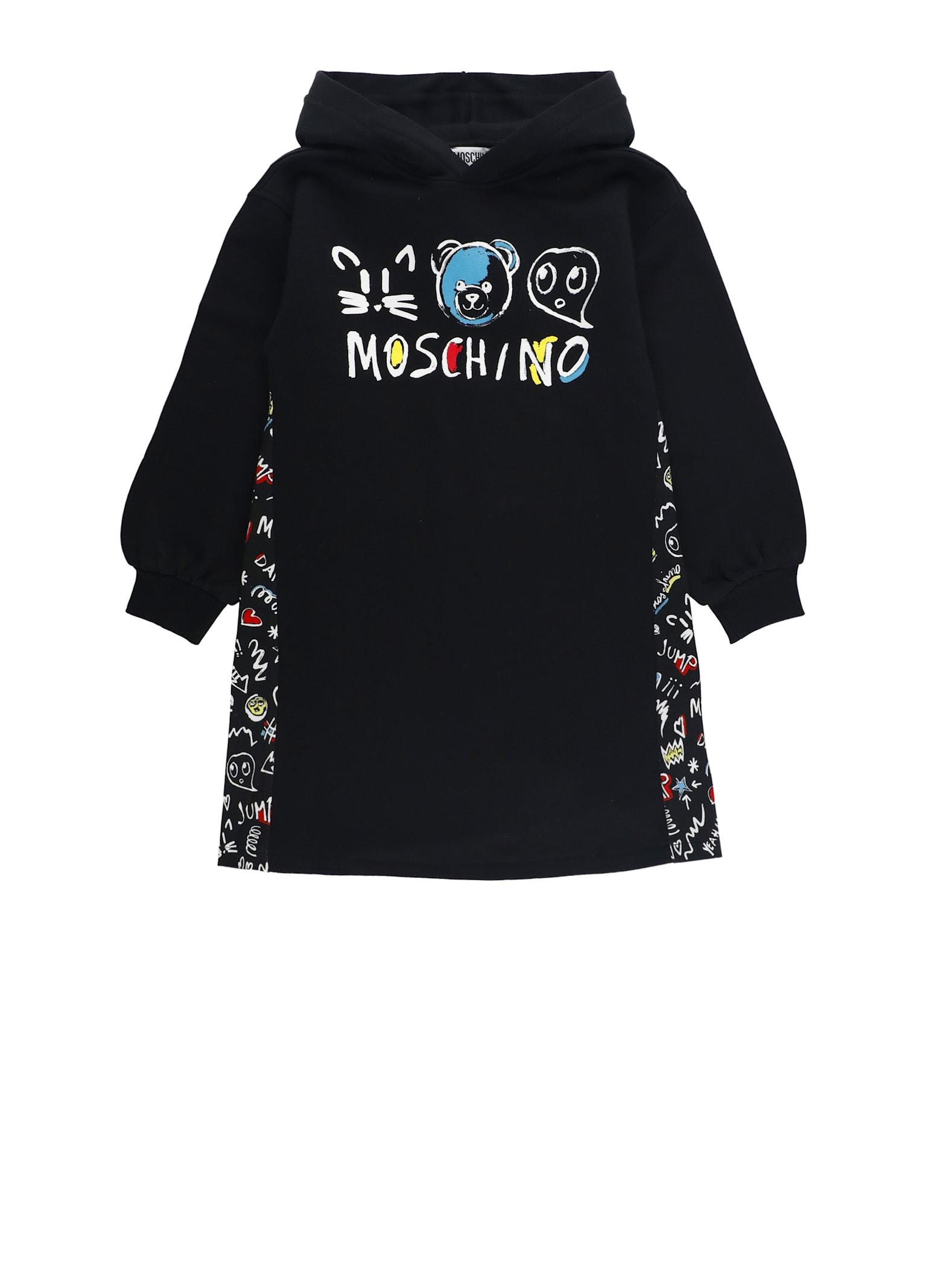 moschino dress with print