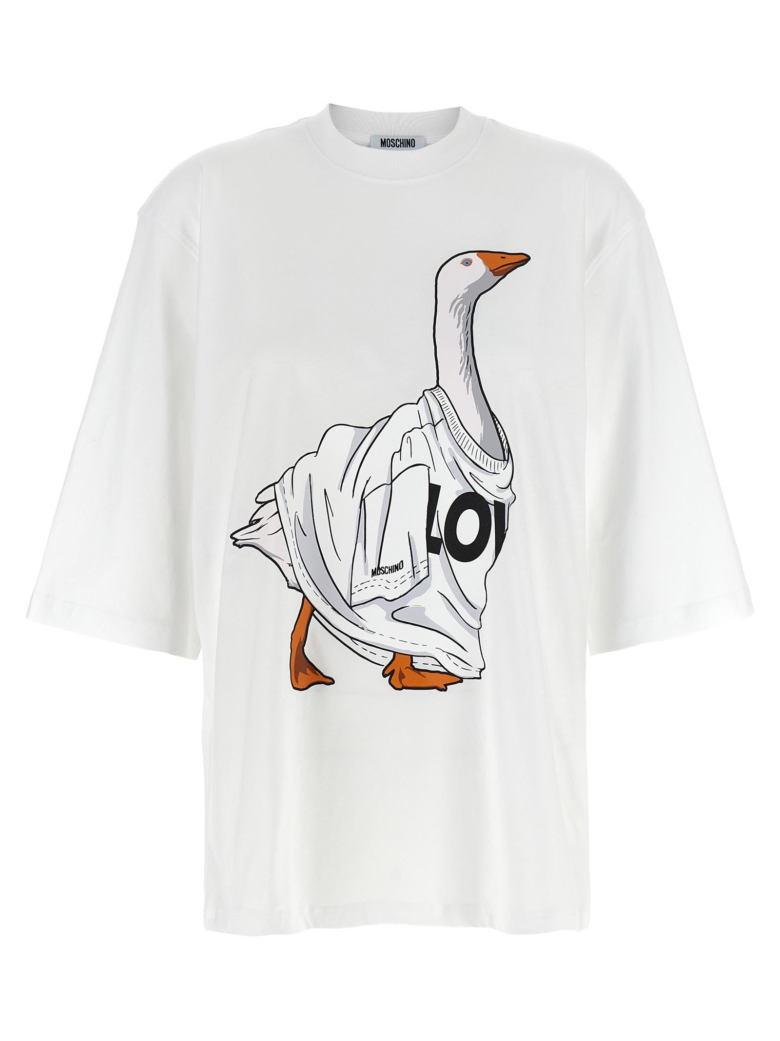 moschino front print t-shirt