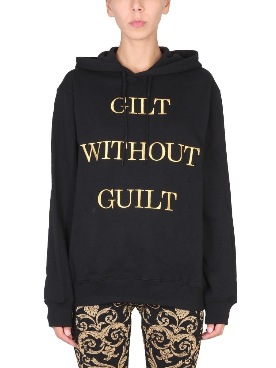 moschino gilt without guilt sweatshirt