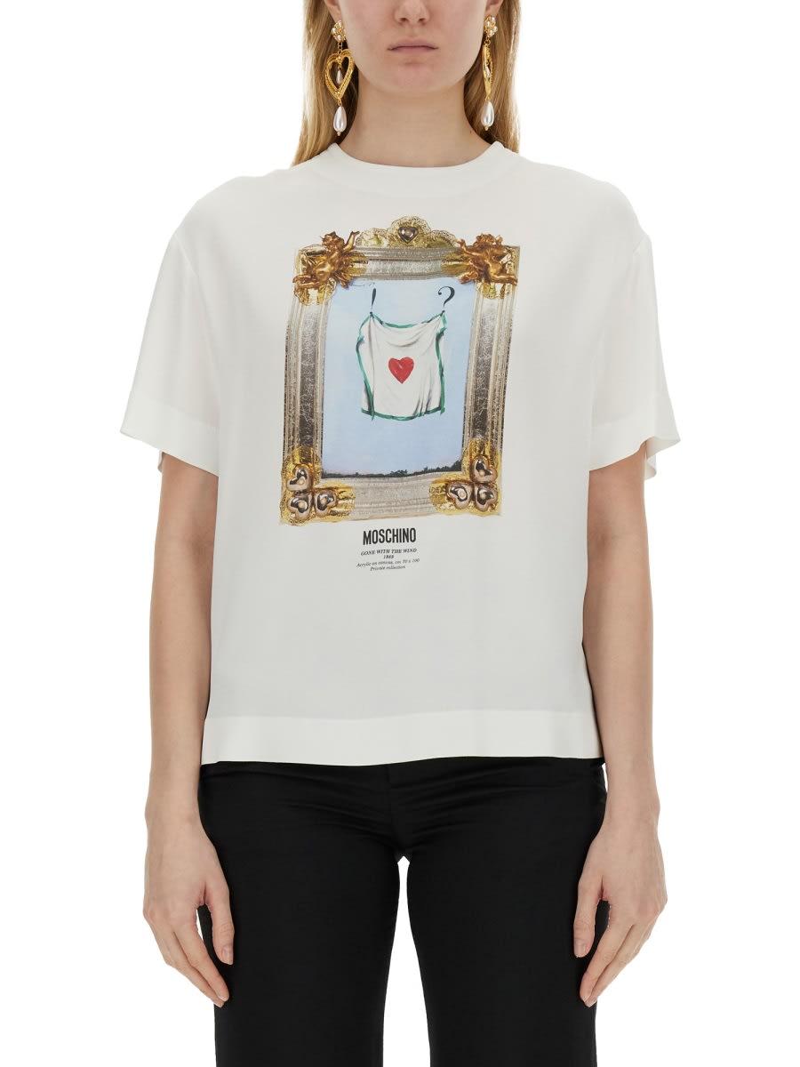 moschino gone with the wind t-shirt