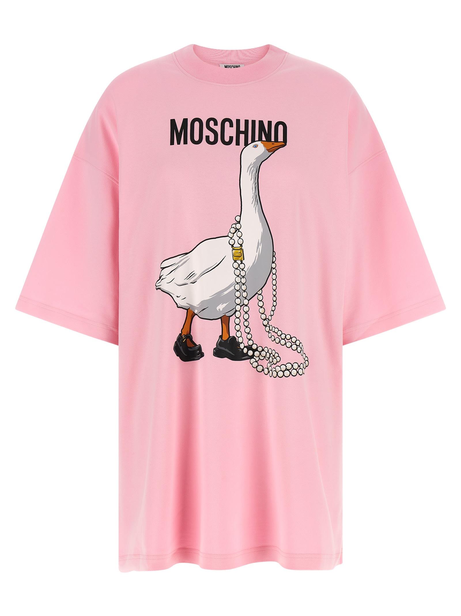 moschino goose dress