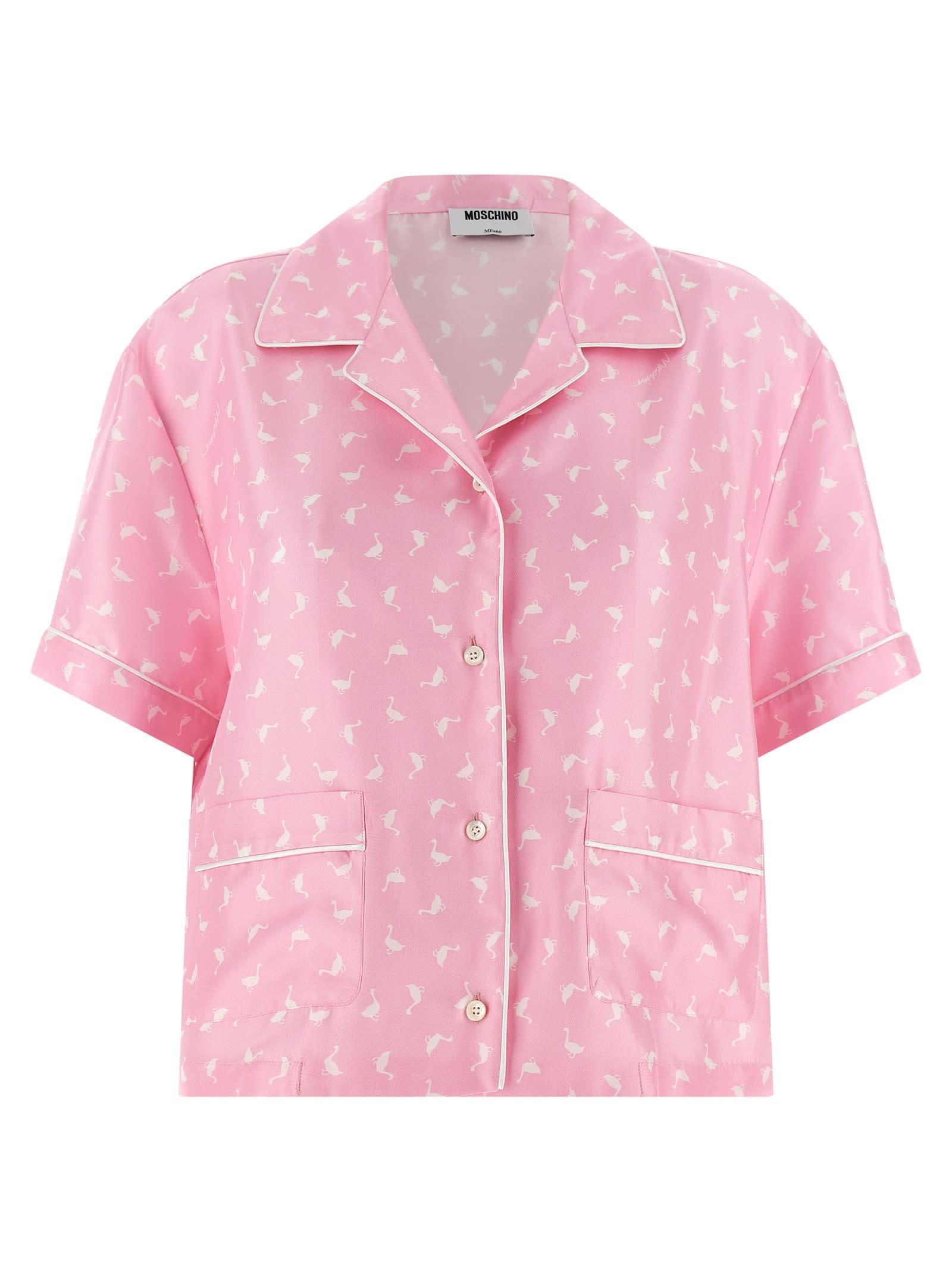 moschino goose shirt