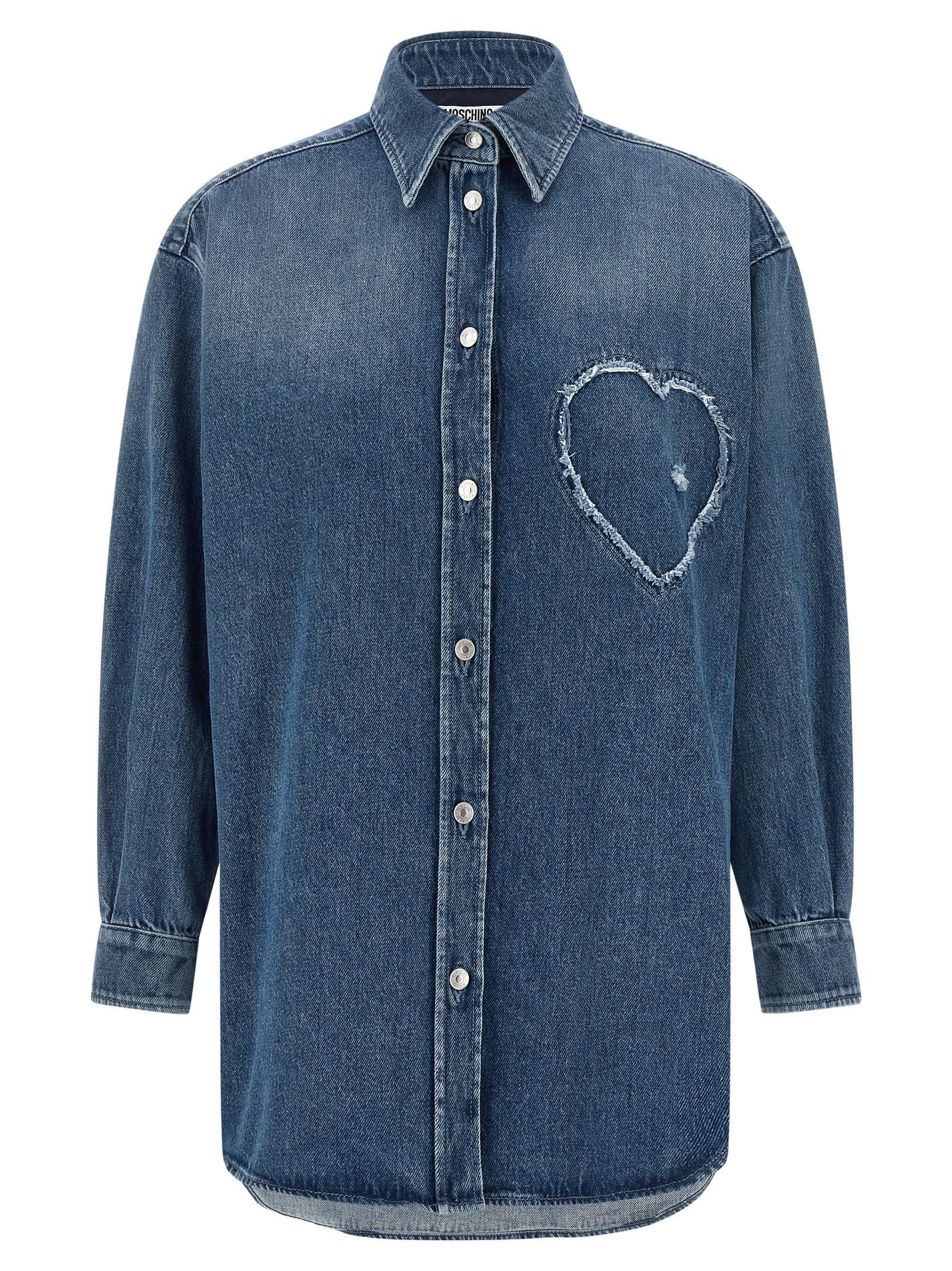 moschino heart shirt