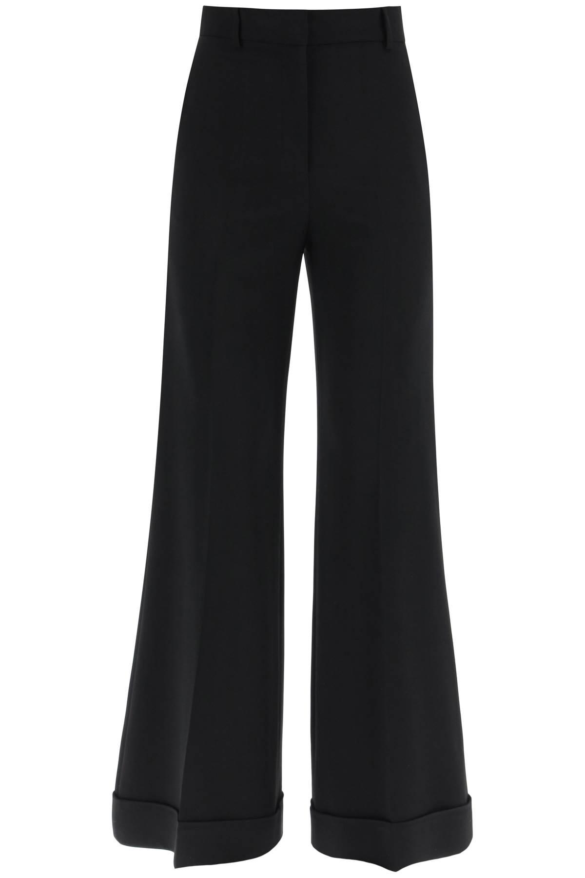 moschino high-waist wide-leg trousers