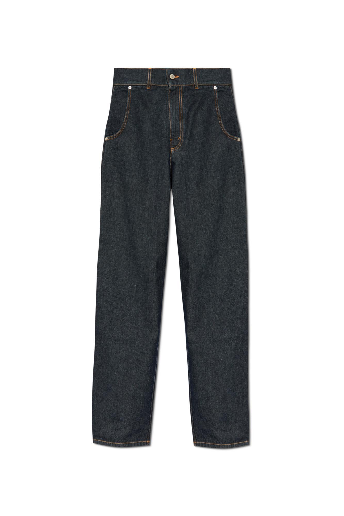 moschino high-waisted jeans