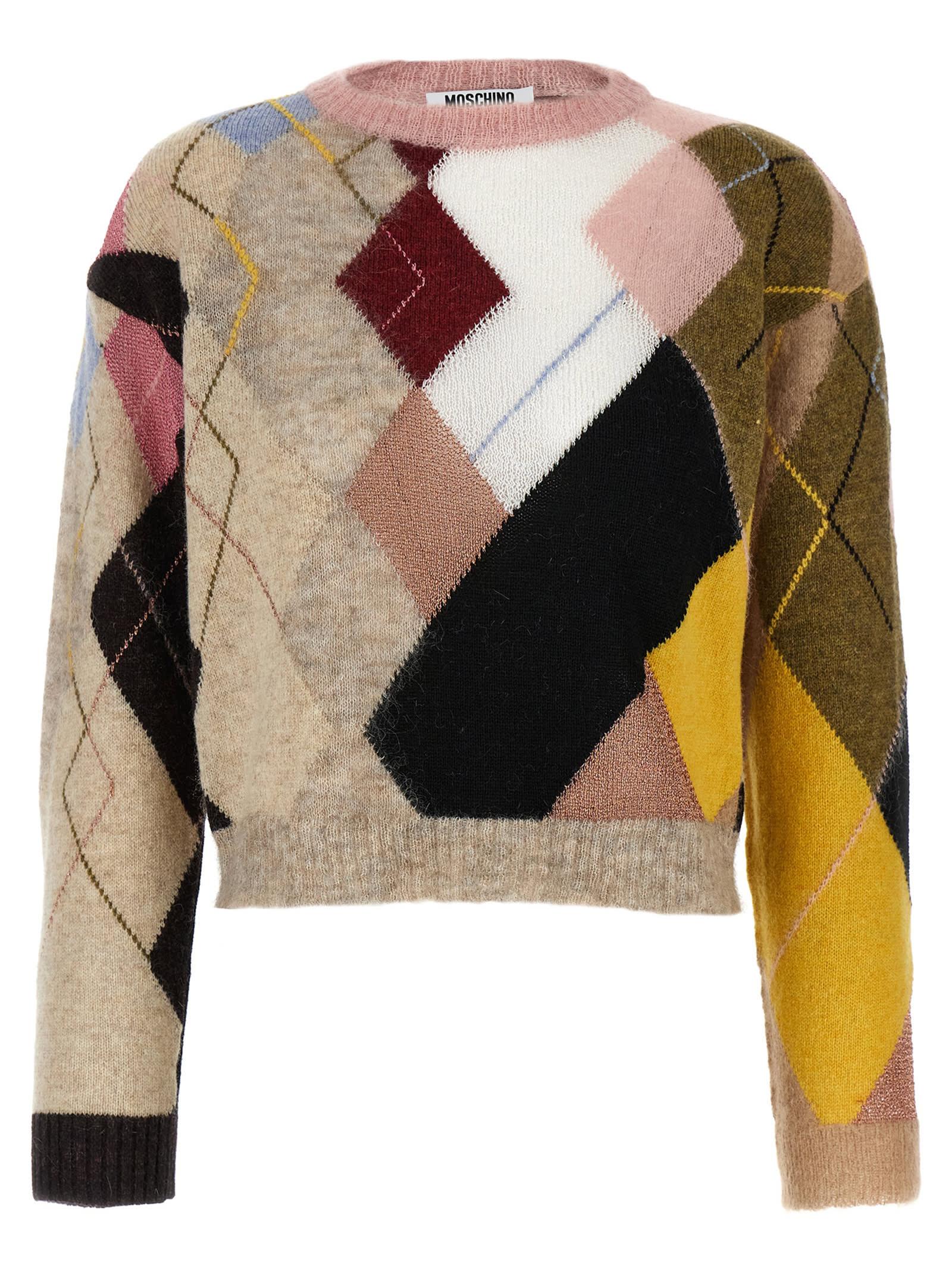 moschino inlaid sweater