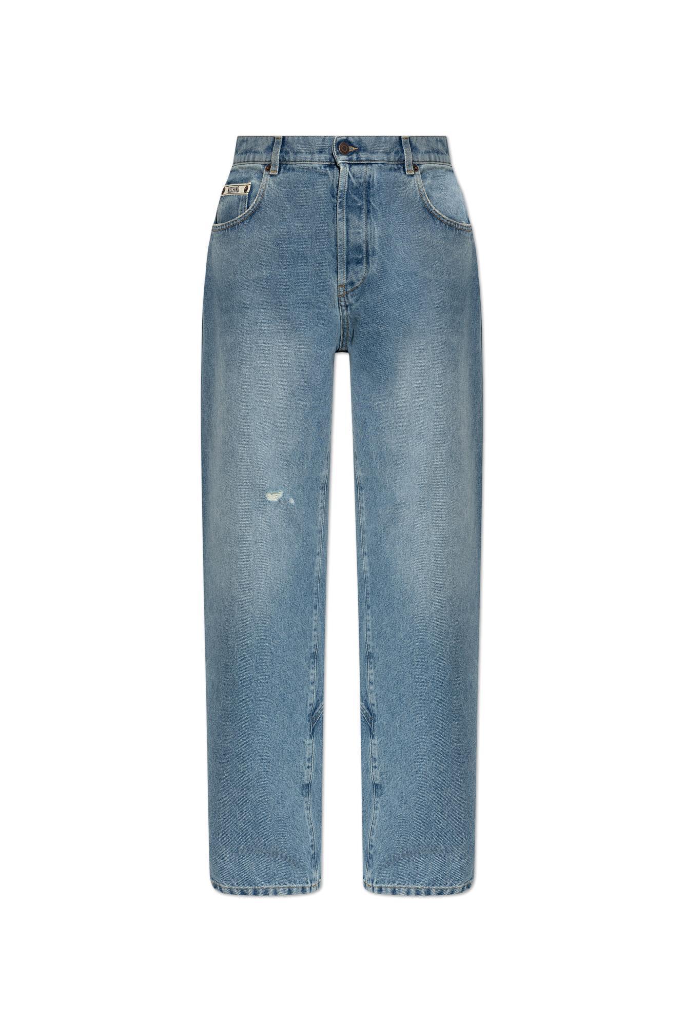 moschino jeans with pockets