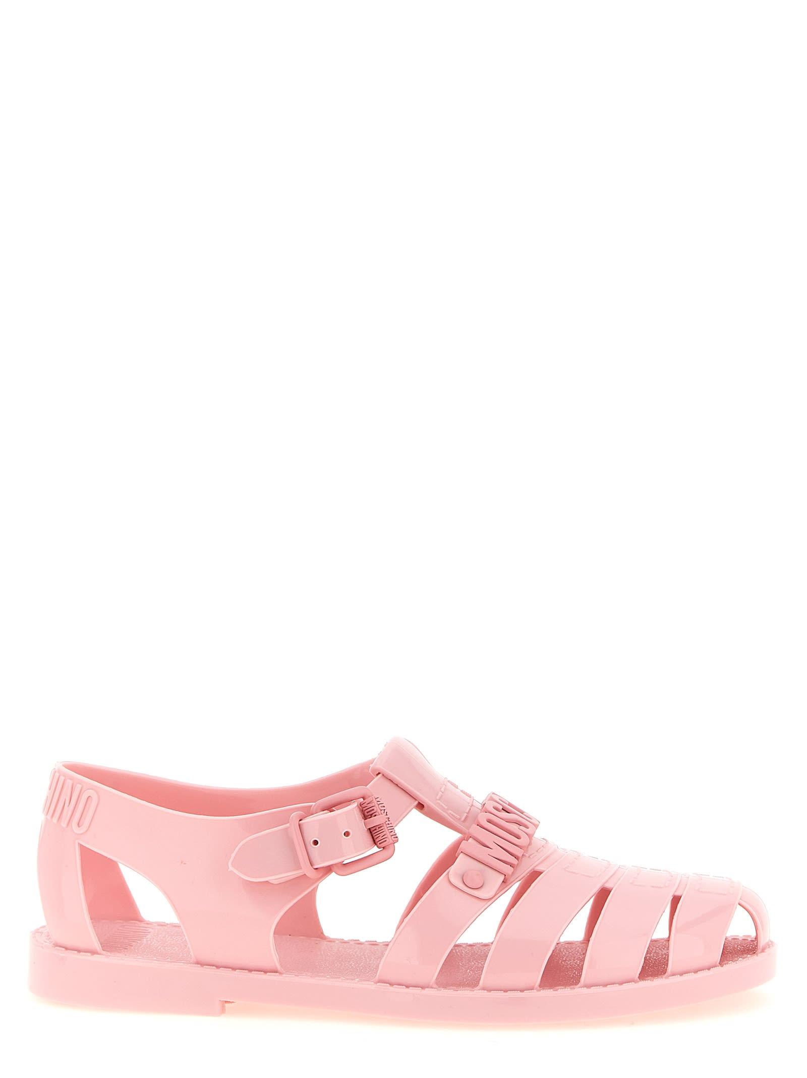 moschino jelly sandals