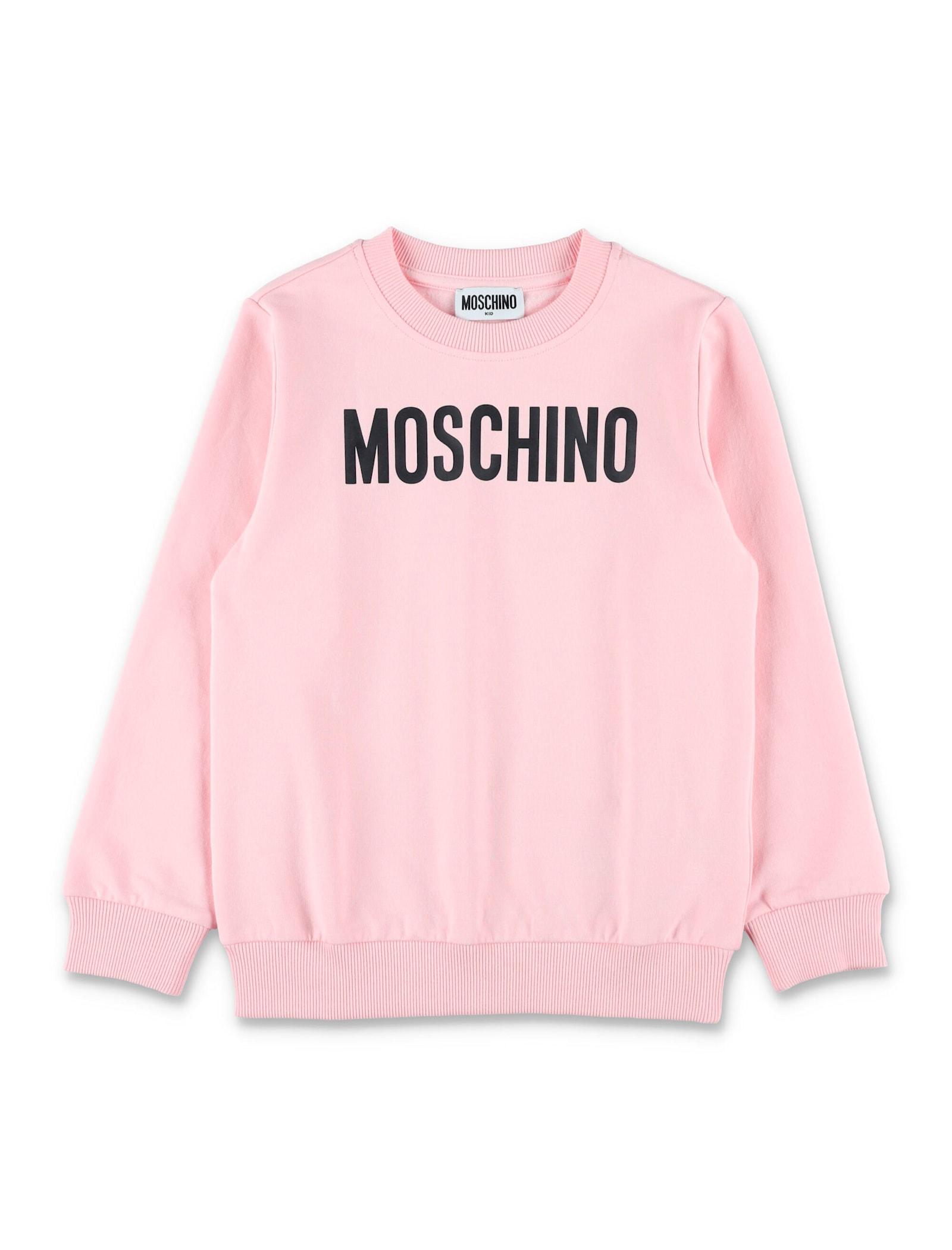 moschino kid - cotton logo sweatshirt