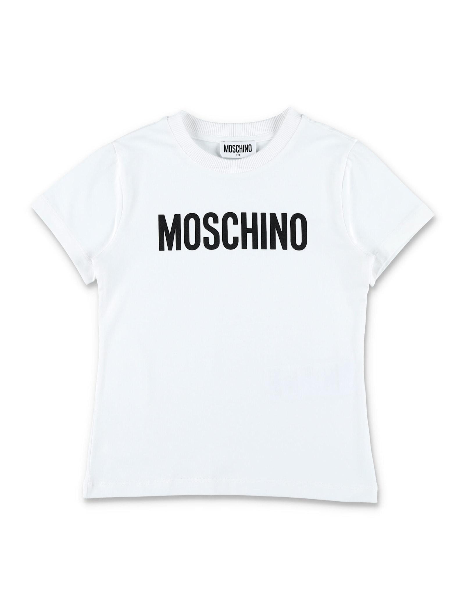 moschino kid - logo print t-shirt