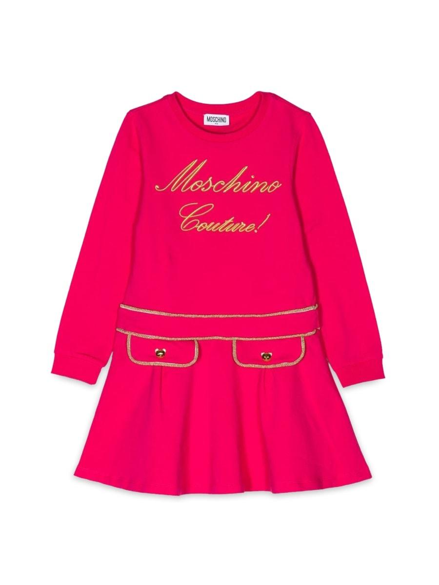 moschino logo dress