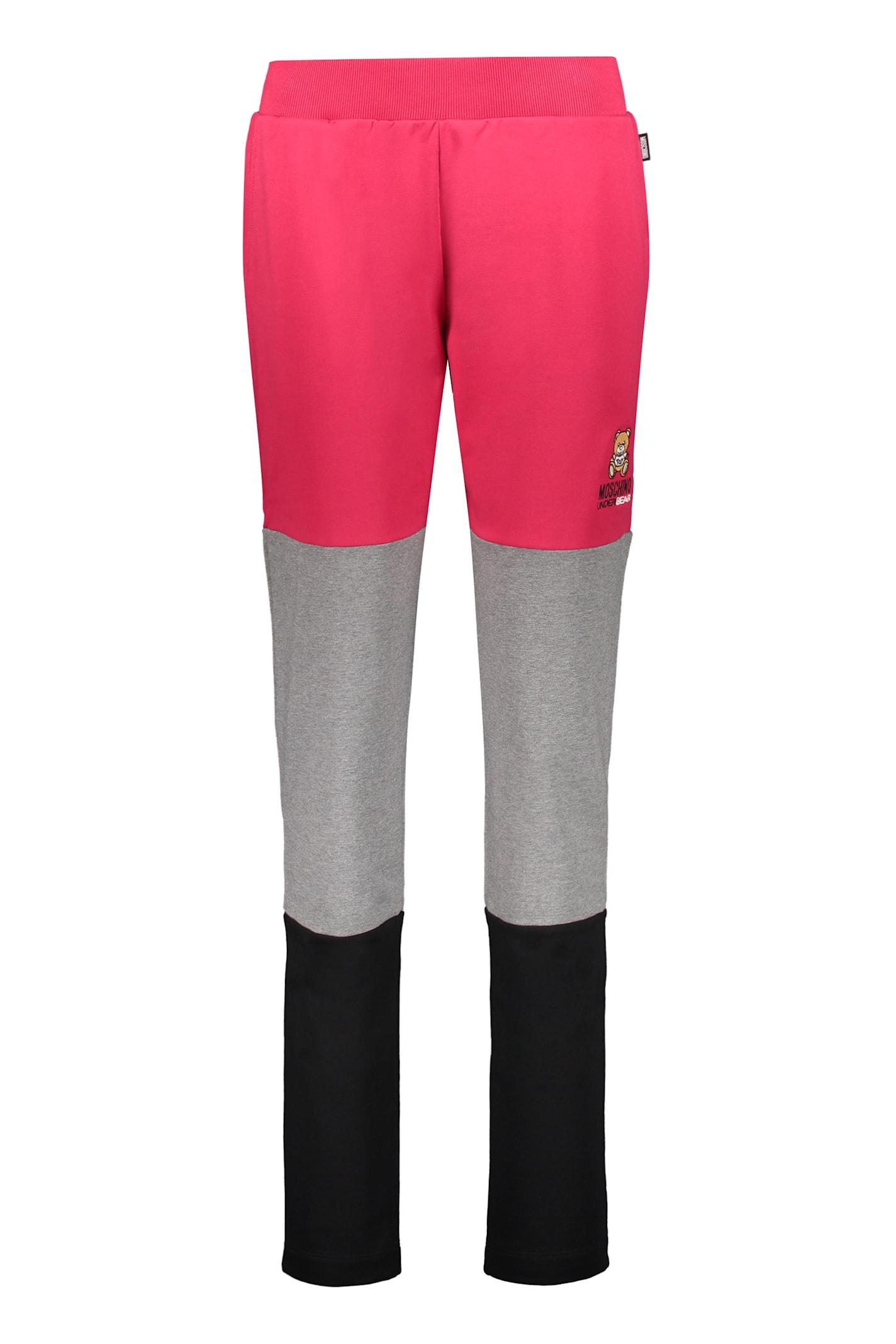 moschino logo print sweatpants