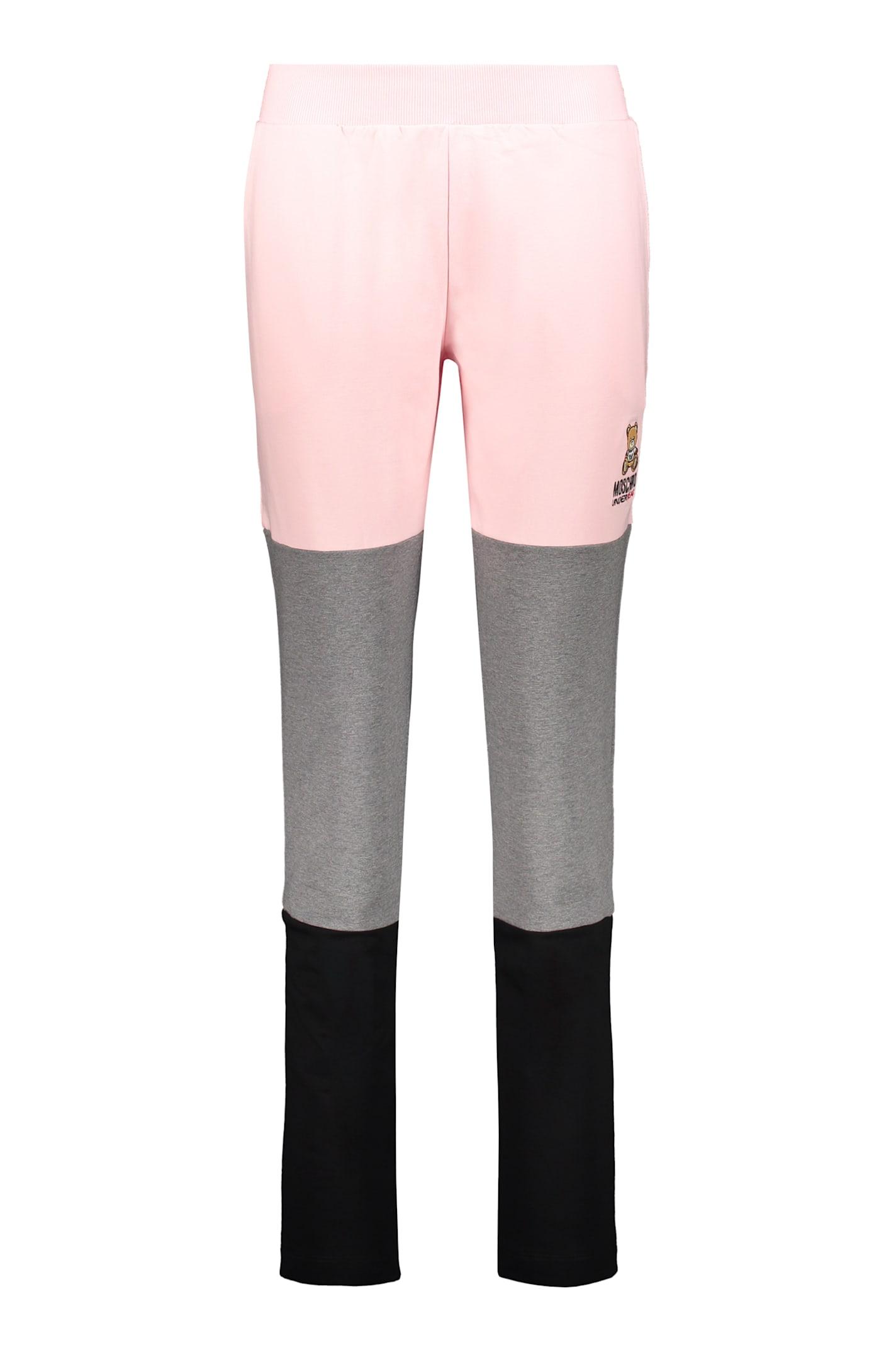 moschino logo print sweatpants