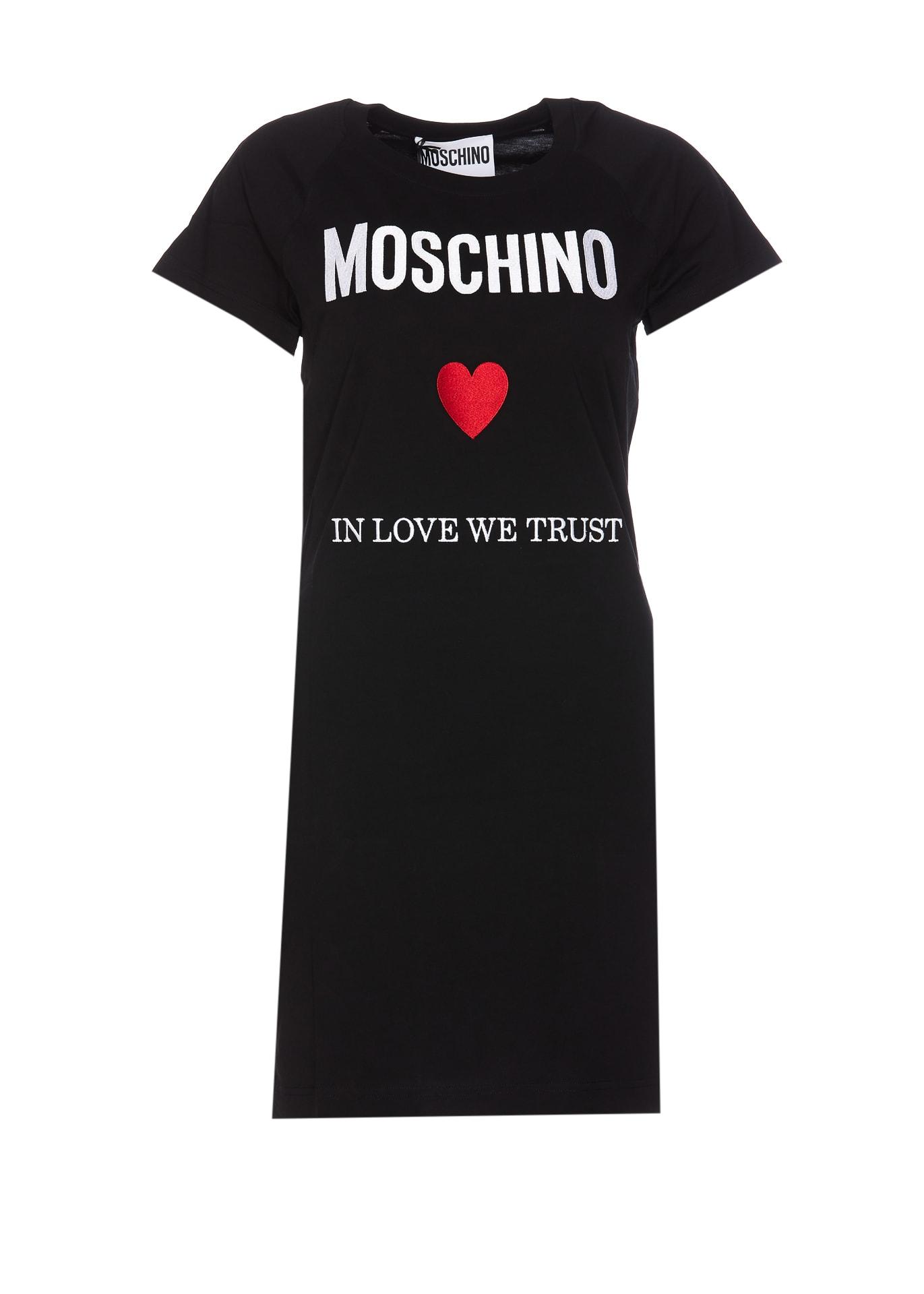 moschino love we trust dress