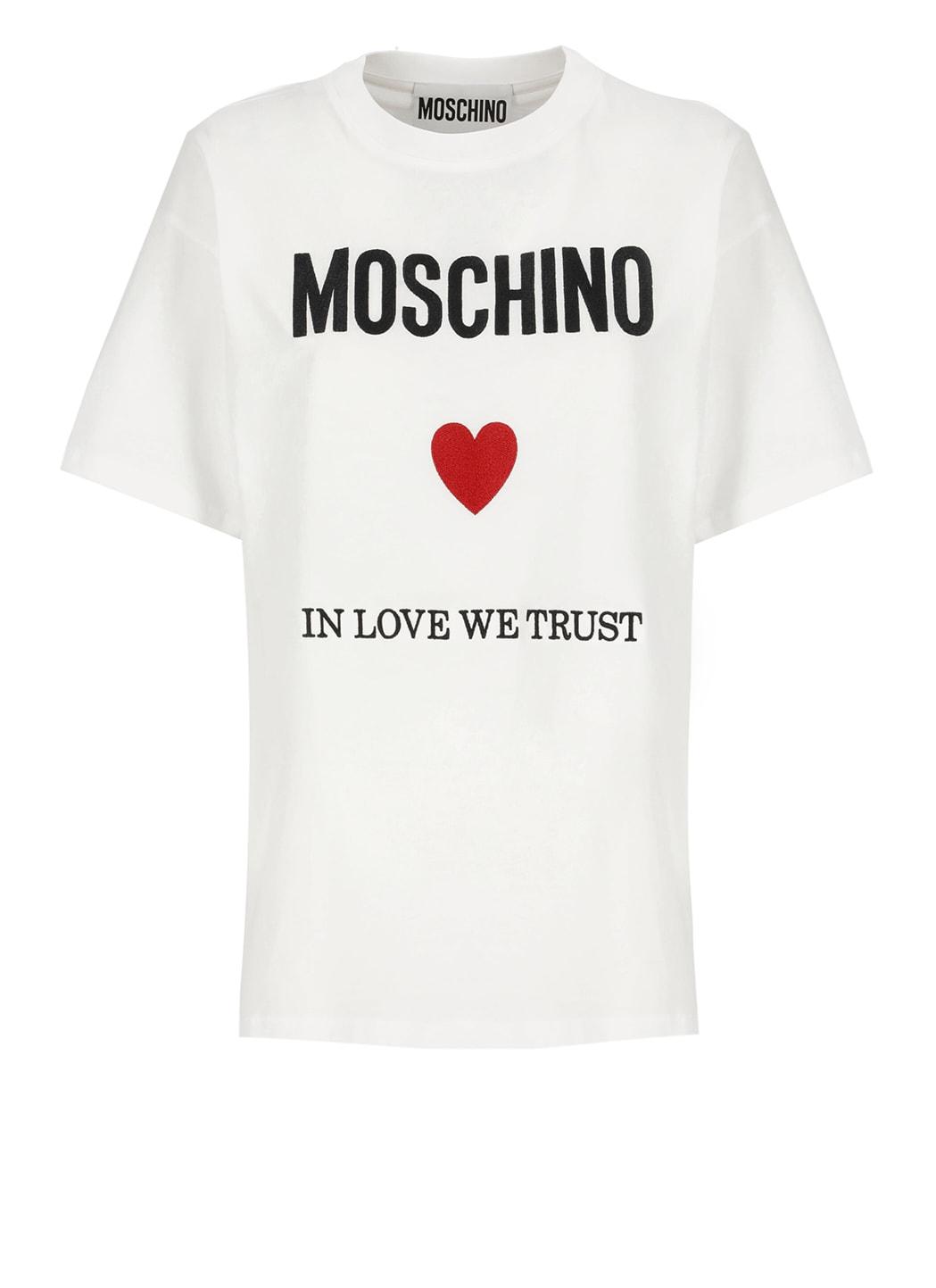 moschino love we trust t-shirt