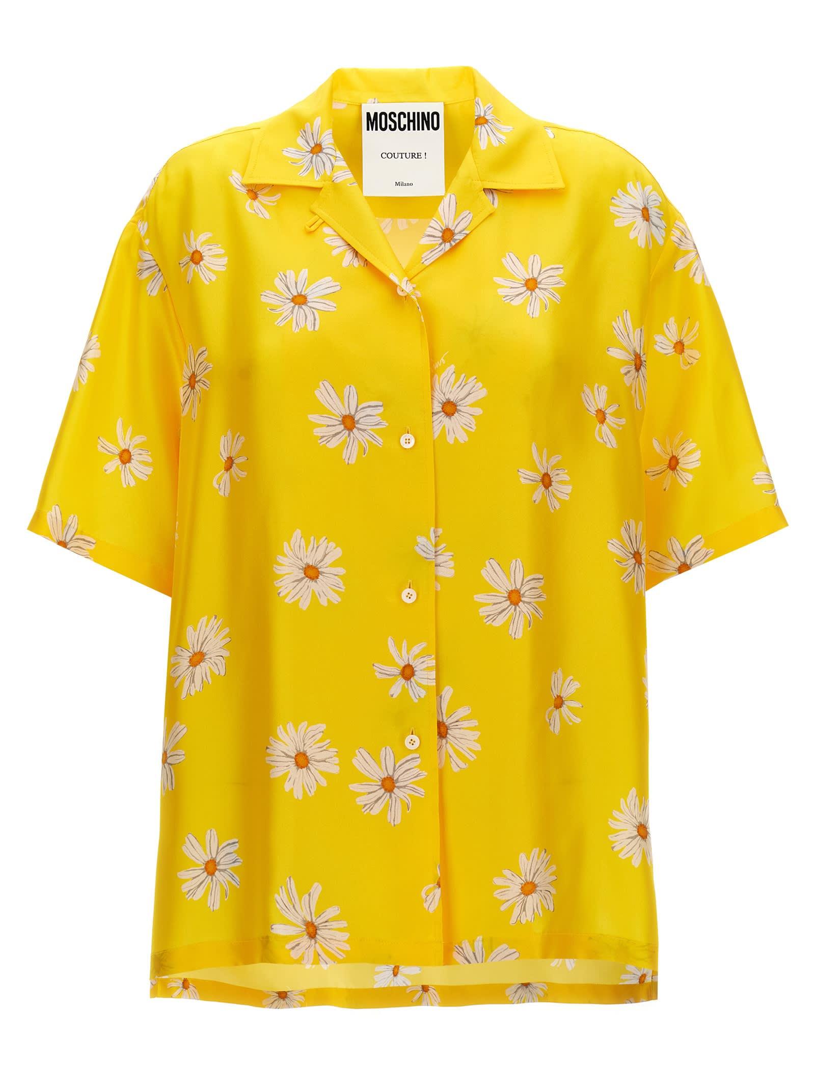 moschino margherite print shirt