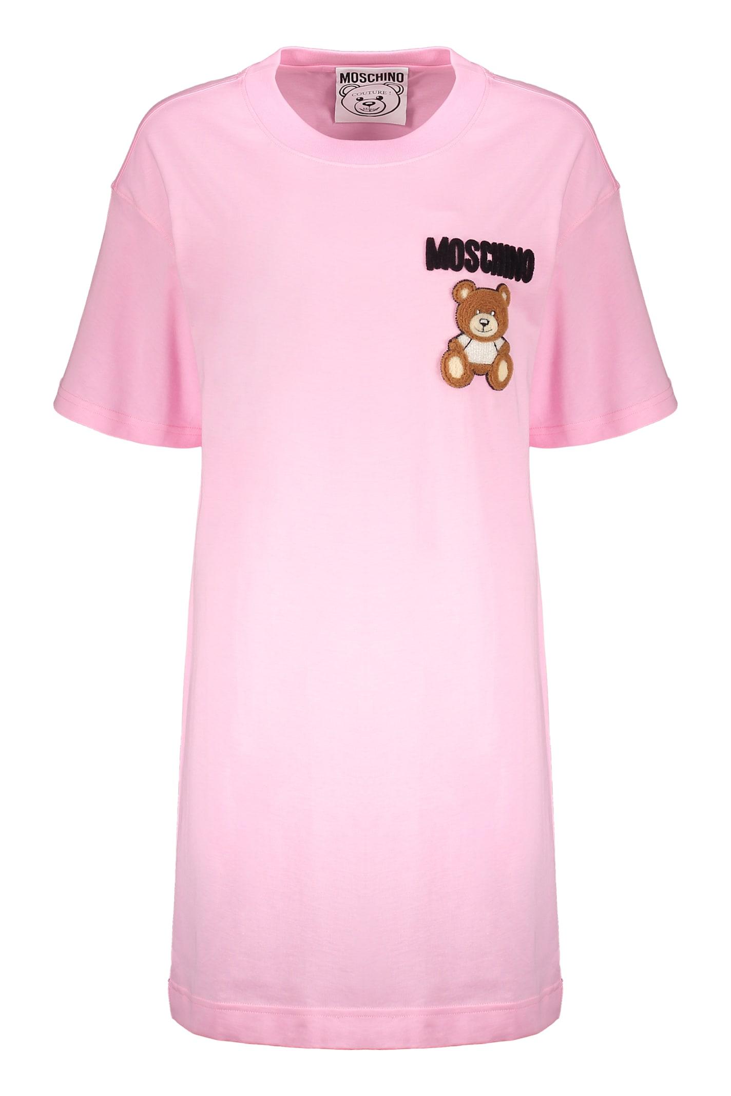 moschino mini dress with logo